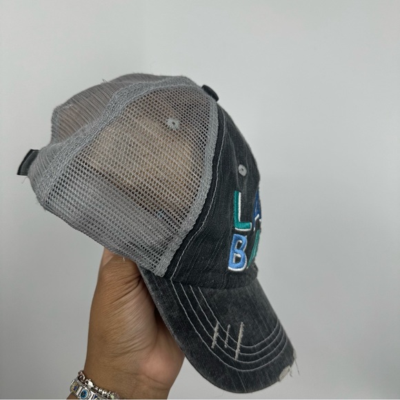 Lake Babe Acid Wash Burnout Dad Hat OS Beach Sun - Picture 4 of 7